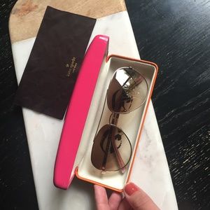 Kate Spade 'avaline' 58mm aviator sunglasses